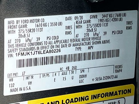 Used 2020 Ford Expedition Max XLT w/ Equipment Group 202A AWD/4WD image 32