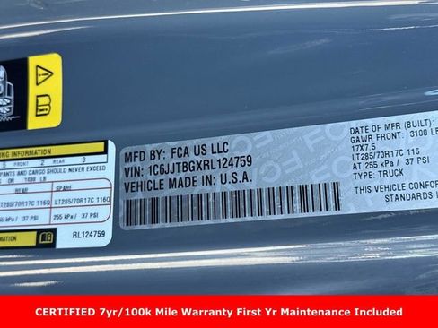 Used 2024 Jeep Gladiator Rubicon w/ Safety Group AWD/4WD image 31