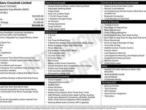 Certified 2026 Subaru Crosstrek 2.5i Limited AWD/4WD image 3