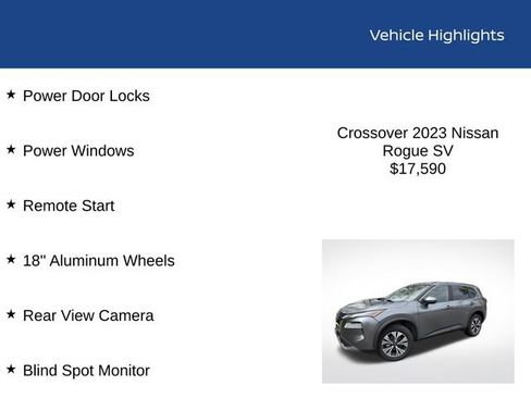 Used 2023 Nissan Rogue SV AWD/4WD image 2