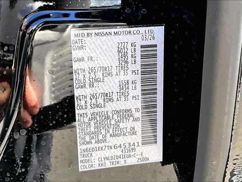 New 2026 Nissan Frontier PRO-4X image 22