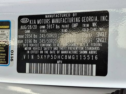 Certified 2021 Kia Telluride SX w/ SX Prestige Package AWD/4WD image 29