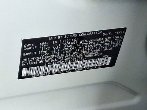 Used 2019 Subaru Ascent Limited w/ Popular Package #2A AWD/4WD image 28
