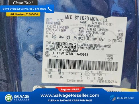 Used 2013 Ford F150 2WD SuperCrew image 16