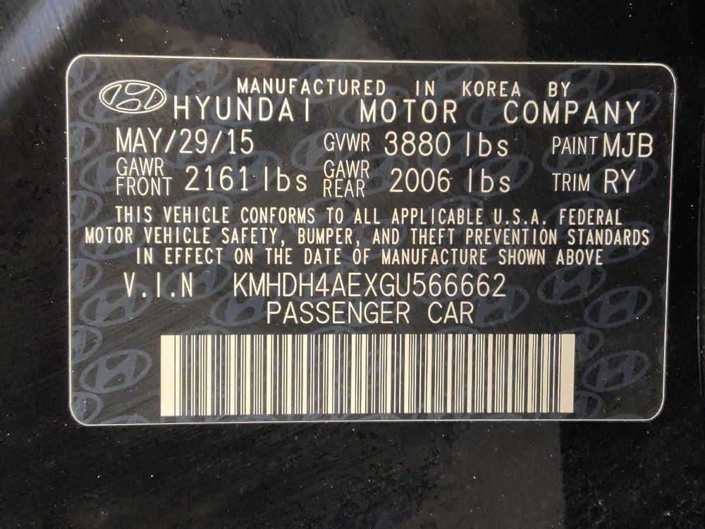 Used 2016 Hyundai Elantra Value Edition FWD image 33