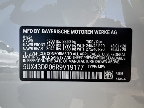 Certified 2024 BMW X3 sDrive30i w/ M Sport Package image 35