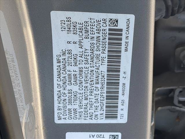 Used 2024 Honda Civic Sport image 23