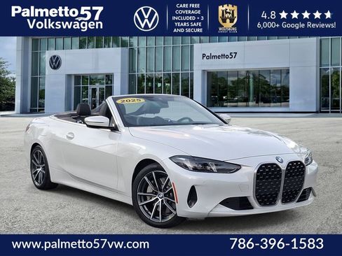 Used 2025 BMW 430i Convertible w/ Premium Package RWD image 1