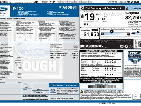 Used 2022 Ford F150 XLT w/ Equipment Group 302A High AWD/4WD image 2