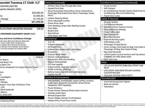 Used 2019 Chevrolet Traverse LT image 36