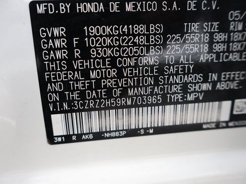 Certified 2024 Honda HR-V Sport image 33