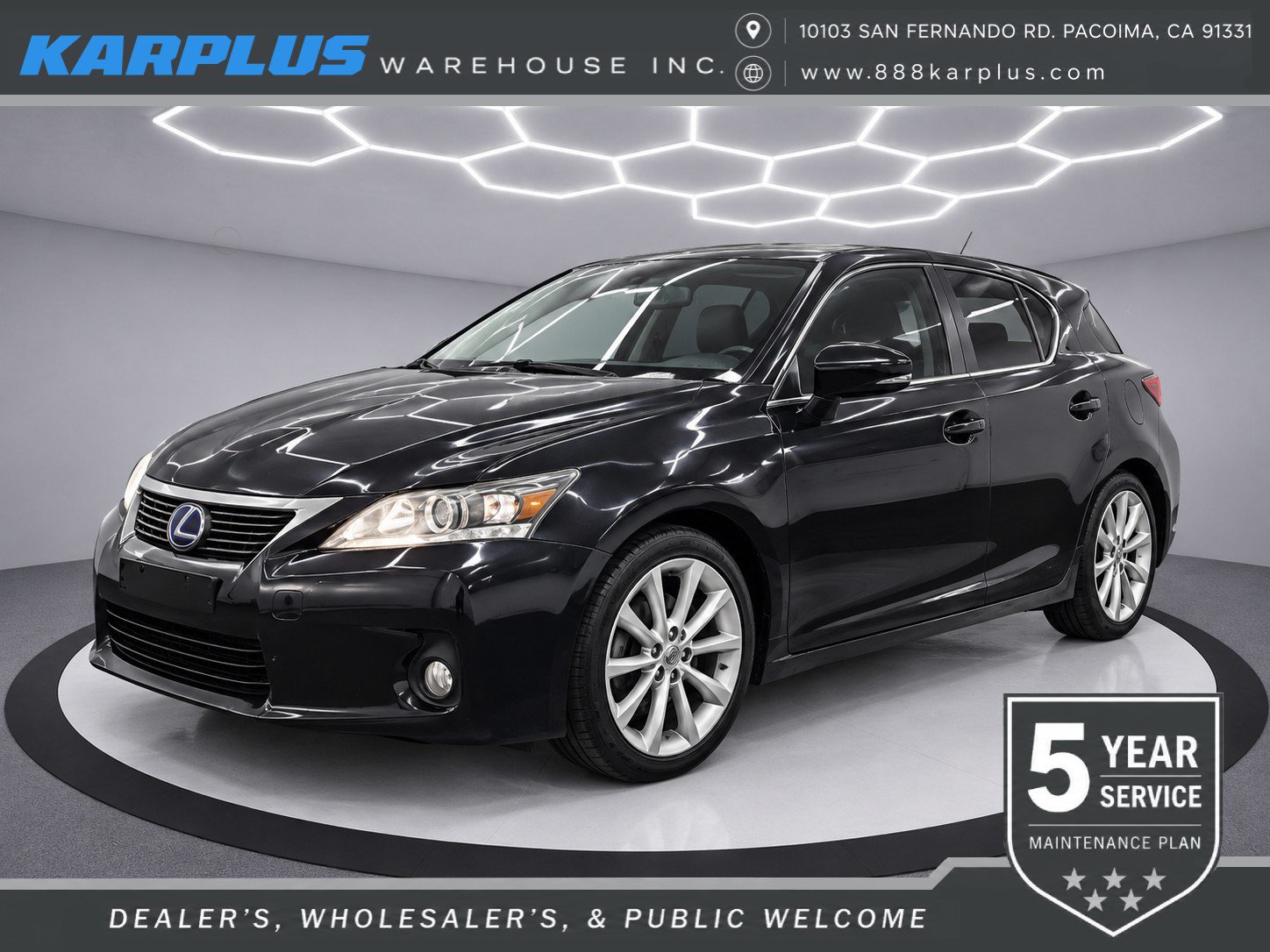 Used 2013 Lexus CT 200h w/ Premium Pkg w/Navigation FWD image 1