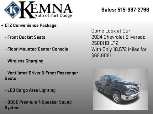 Used 2024 Chevrolet Silverado 2500 LTZ w/ LTZ Premium Package image 13