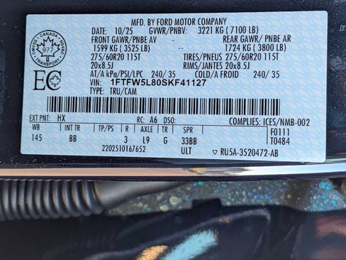 Used 2025 Ford F150 Lariat AWD/4WD image 30