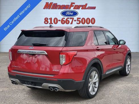 Certified 2021 Ford Explorer Platinum w/ Equipment Group 601A AWD/4WD image 3