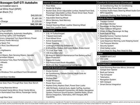 Certified 2024 Volkswagen GTI Autobahn FWD image 18