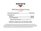Used 2020 Subaru Outback Touring w/ Popular Package #2 image 3