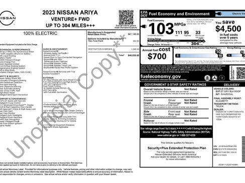 Used 2023 Nissan Ariya FWD image 2