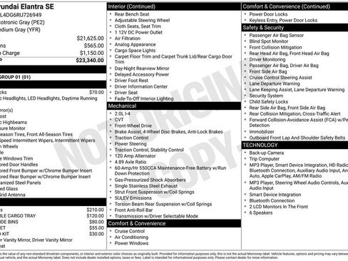 Used 2024 Hyundai Elantra SE FWD image 4