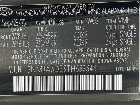 New 2026 Hyundai Tucson SE image 28