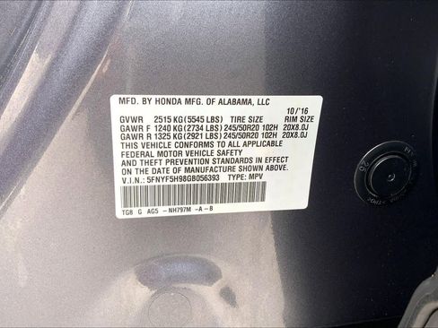 Used 2016 Honda Pilot Touring image 35