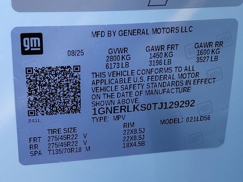 New 2026 Chevrolet Traverse RS image 33