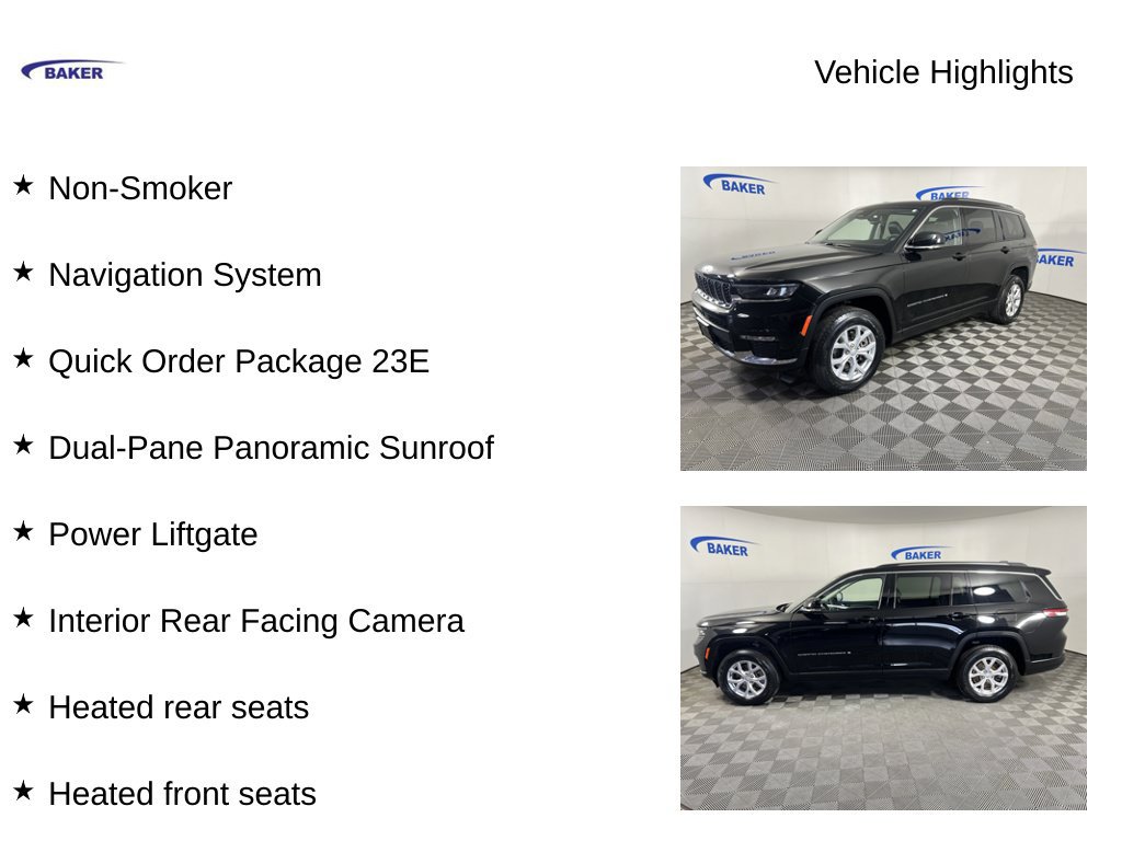 Used 2023 Jeep Grand Cherokee L Limited AWD/4WD image 4