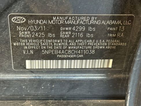 Used 2012 Hyundai Sonata GLS w/ Popular Equipment Pkg FWD image 21