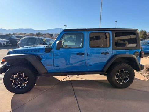Used 2021 Jeep Wrangler Unlimited Rubicon 4xe w/ Cold Weather Group AWD/4WD image 4