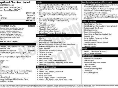 New 2025 Jeep Grand Cherokee Limited w/ Luxury Tech Group II image 24