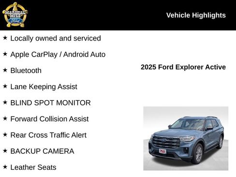 Used 2025 Ford Explorer Active w/ Active Comfort Package AWD/4WD image 2