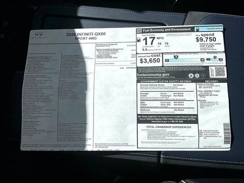 New 2026 INFINITI QX80 SPORT w/ Sport Exterior Package image 24