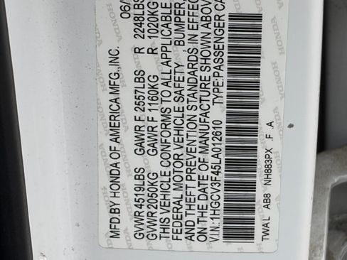 Used 2020 Honda Accord EX image 13