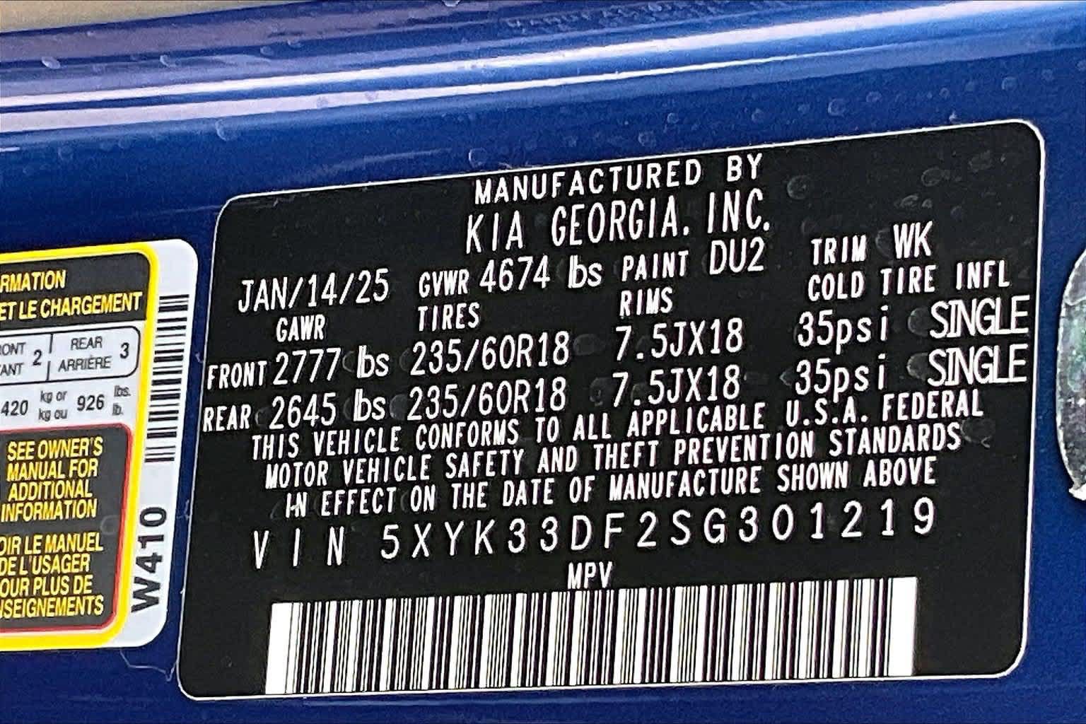 Certified 2025 Kia Sportage EX FWD image 18