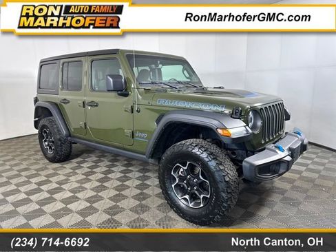 Used 2023 Jeep Wrangler Unlimited Rubicon 4xe w/ Cold Weather Group image 1