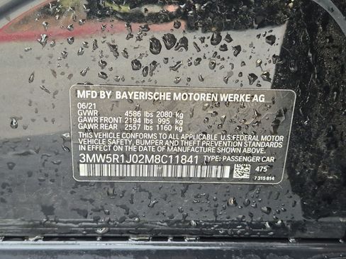 Used 2021 BMW 330i Sedan w/ M Sport Package RWD image 32
