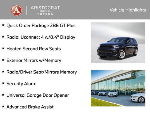 Used 2022 Dodge Durango GT RWD image 2