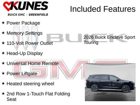 New 2026 Buick Enclave Sport Touring w/ Power Package AWD/4WD image 3