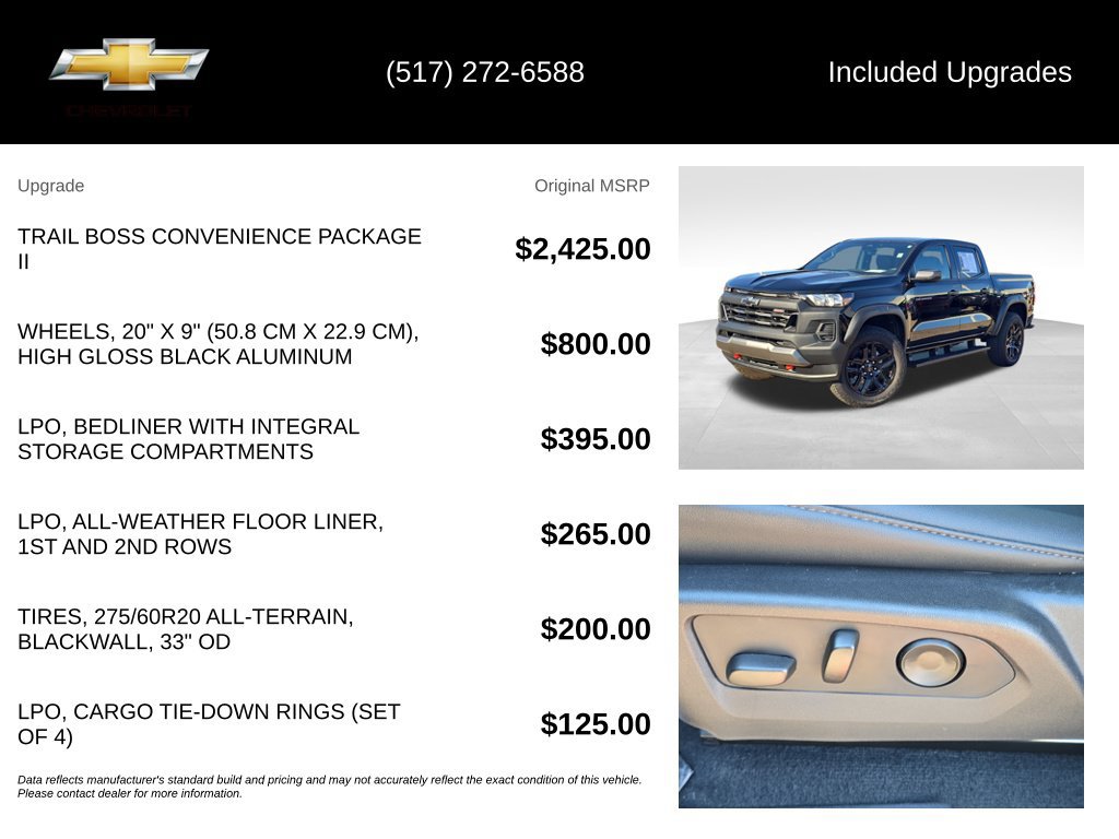 Used 2025 Chevrolet Colorado Trail Boss AWD/4WD image 5