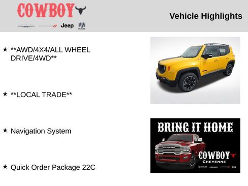 Used 2023 Jeep Renegade Trailhawk AWD/4WD image 5