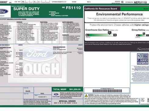 Used 2022 Ford F450 Platinum w/ FX4 Off-Road Package image 26