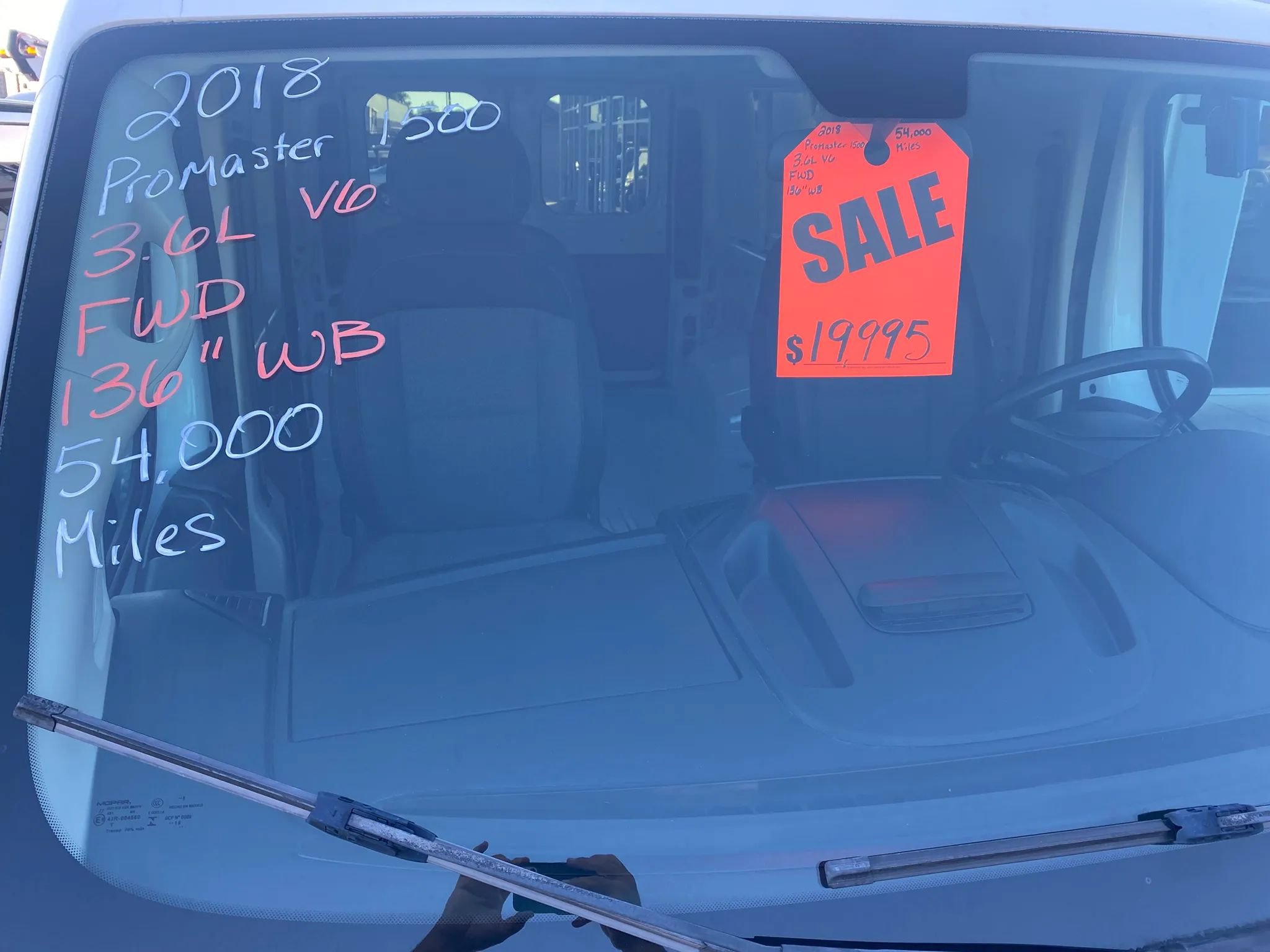 Used 2018 RAM ProMaster 1500 FWD image 3