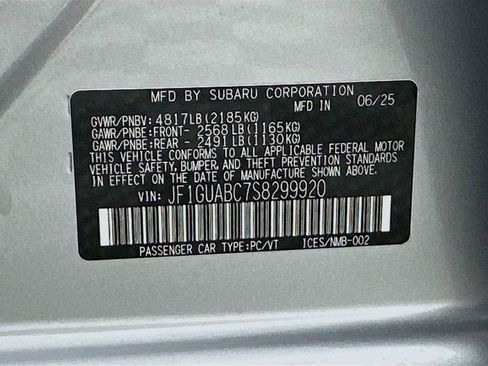 New 2025 Subaru Impreza 2.0i w/ Popular Package #1A image 28