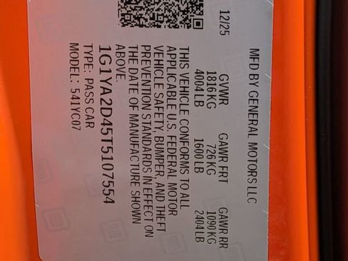 New 2026 Chevrolet Corvette 1LT w/ Battery Protection Package image 32