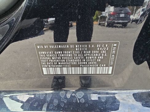 Used 2022 Volkswagen Jetta SE w/ Panoramic Sunroof Package FWD image 35
