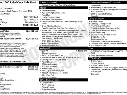 Used 2022 RAM 1500 Rebel w/ G/T Package image 4