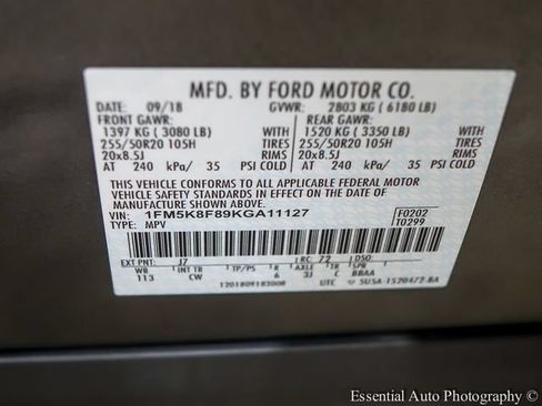 Used 2019 Ford Explorer Limited w/ Class III Trailer Tow Package AWD/4WD image 29