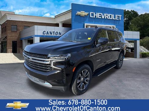Used 2021 Chevrolet Tahoe LT w/ Rear Media and Nav Package image 1