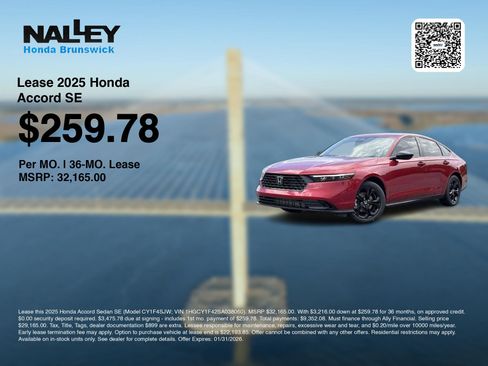 New 2025 Honda Accord SE image 3