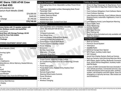 Used 2022 GMC Sierra 1500 AT4X AWD/4WD image 2
